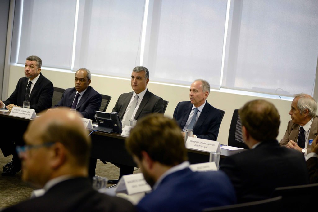 Diretores da EPL e o presidente do Instituto IBMEC se reúnem para debater a visão de grandes usuários do agronegócio e de investidores institucionais no financiamento e investimento em projetos de infraestrutura